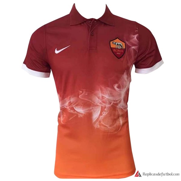 Polo AS Roma 2017-2018 Naranja